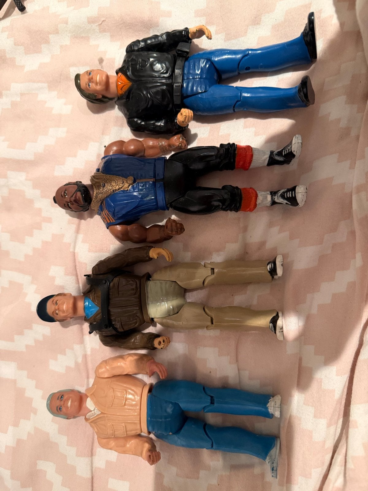Vintage Actiefiguren The A-team Jaren '80 Speelgoed, Verzenden, Gebruikt