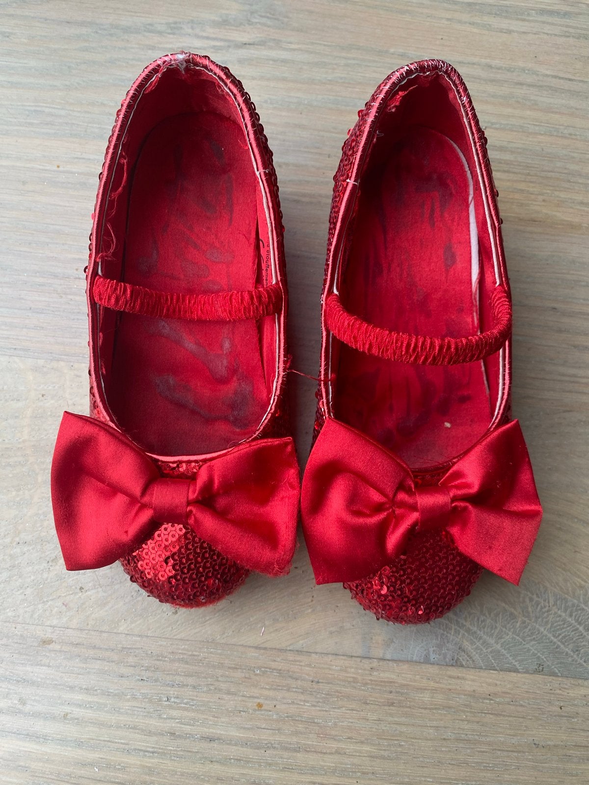 Disney Prinsessenhakjes Rood Maat 27-28, Ophalen of Verzenden, Gebruikt, Meisje, Schoenen