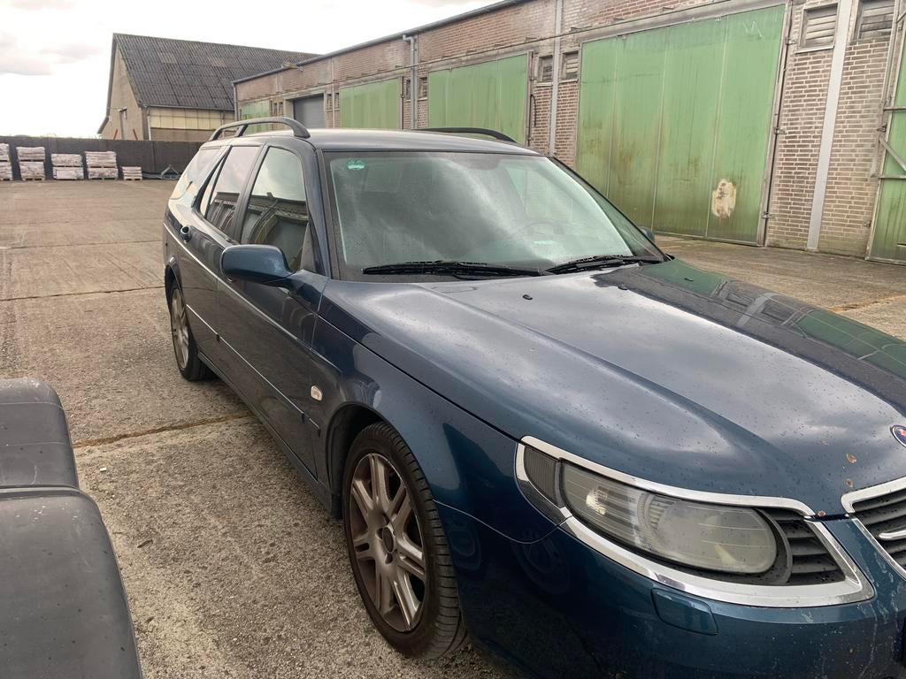 Hobbyloods vol Saab 9-5 en 9-3 onderdelen. Zie tekst!., Ophalen, Gebruikt, Achter, Saab