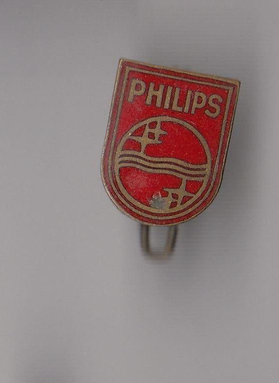 Philips Radio emaille broche, Gebruikt, Niet vindbaar, Niet vindbaar, Speldje of Pin