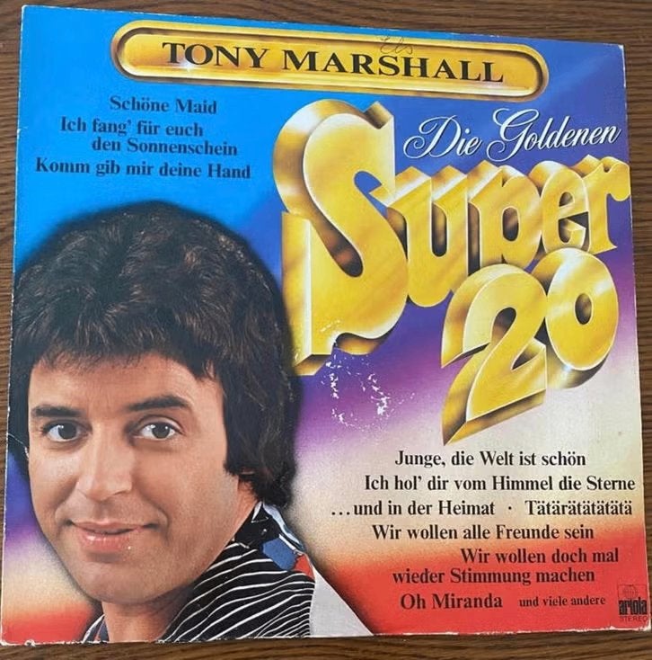 LP Tony Marshall Die goldenen super 20 (1977 ), LP, Ophalen of Verzenden, Zo goed als nieuw, Pop