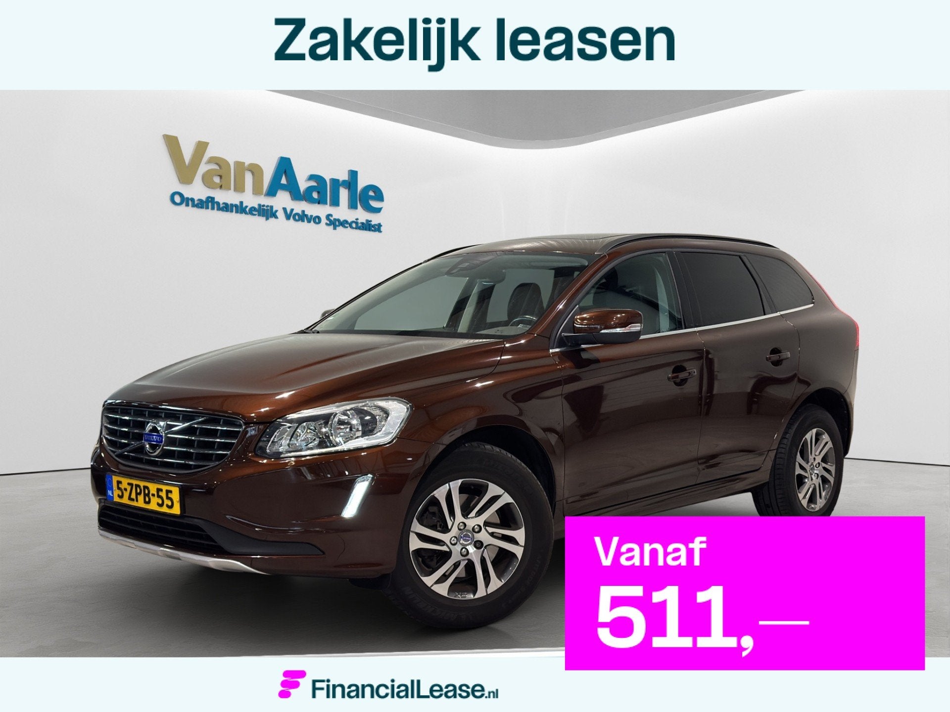 Volvo XC60 T5 Aut. Afn.Trekhaak Panoramadak 245pk, 15 km/l, Gebruikt, 4 cilinders, 1622 kg