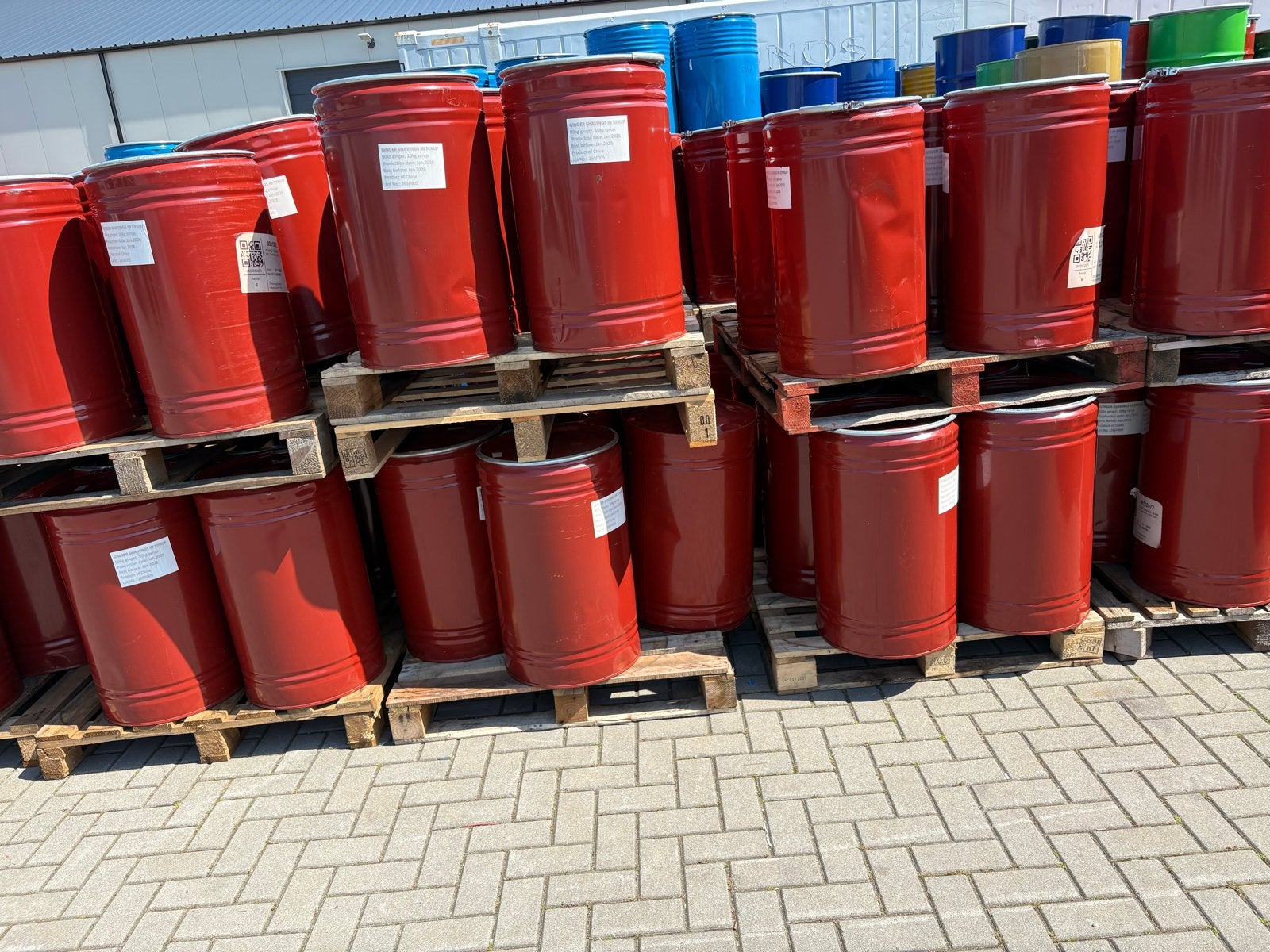 Industriële vaten 100L en 200L - Barrels Tonnen Olievaten, Tuin en Terras, Ophalen, 40 cm of meer, ., Rond