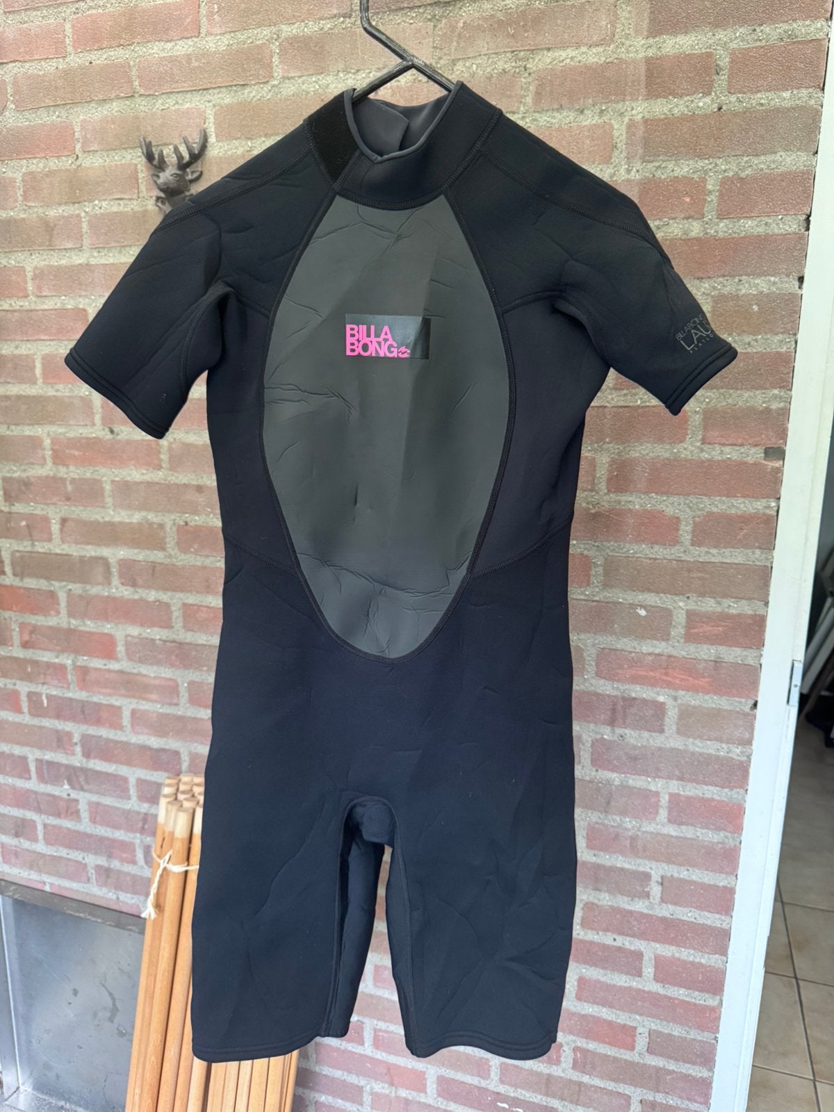 Billabong Launch 2/2mm wetsuit dames zwart, maat 40 / M/L, Watersport en Boten, Wetsuit, Gebruikt, Ophalen of Verzenden, Dame