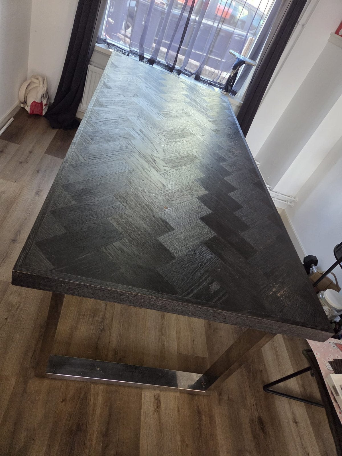 Richmond eettafel, Huis en Inrichting, Tafels | Eettafels, Ophalen, 200 cm of meer, 50 tot 100 cm, Zo goed als nieuw