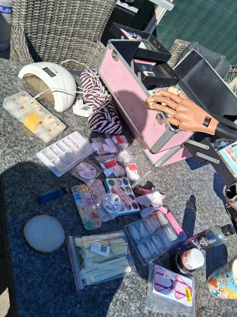 Nagelproducten starterspakket - Alles voor mooie nagels!, Gebruikt, Overige kleuren, Ophalen of Verzenden, Handen en Nagels