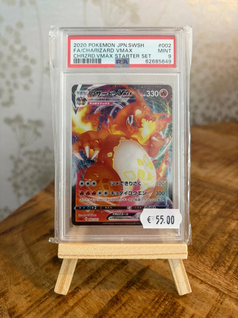 Pokemon TCG - Charizard Vmax #2 PSA 9 (Vmax Starter Decks), Ophalen of Verzenden, Nieuw, Losse kaart, Foil