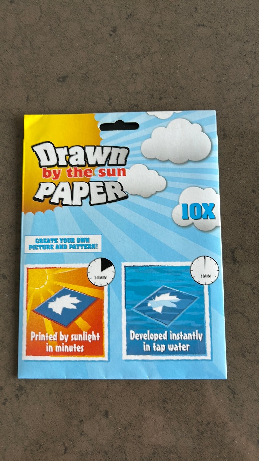 Drawn by the sun paper, Overige typen, Nieuw, Ophalen of Verzenden, Papier of Karton