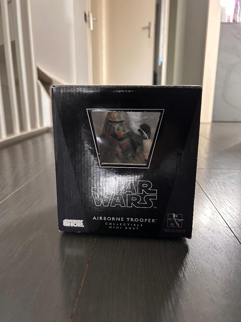 Star Wars Gentle Giant Airborne Trooper., Ophalen of Verzenden, Zo goed als nieuw, Actiefiguurtje