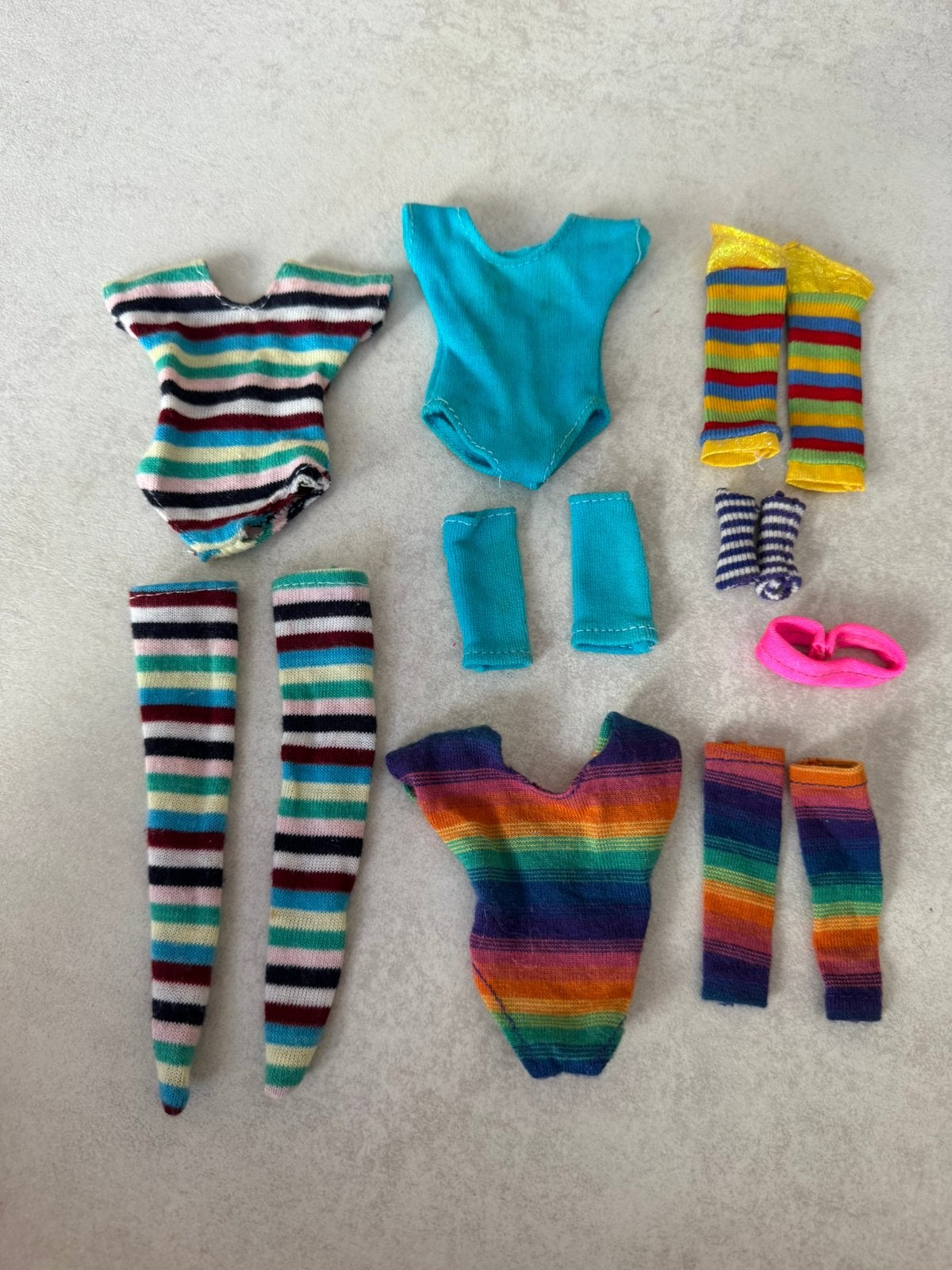 Barbie Sindy Fleur clone aerobics kleding, Ophalen of Verzenden, Gebruikt, Kleertjes