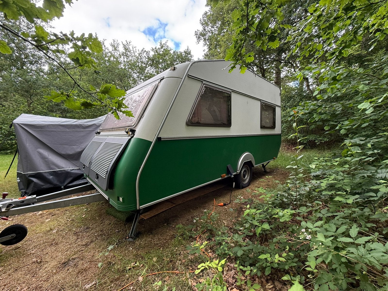 Kip Caravan 41S ‘98 dubbel treinzit. Stalling + seizoensplek, Rondzit, Kip, Particulier, Luifel