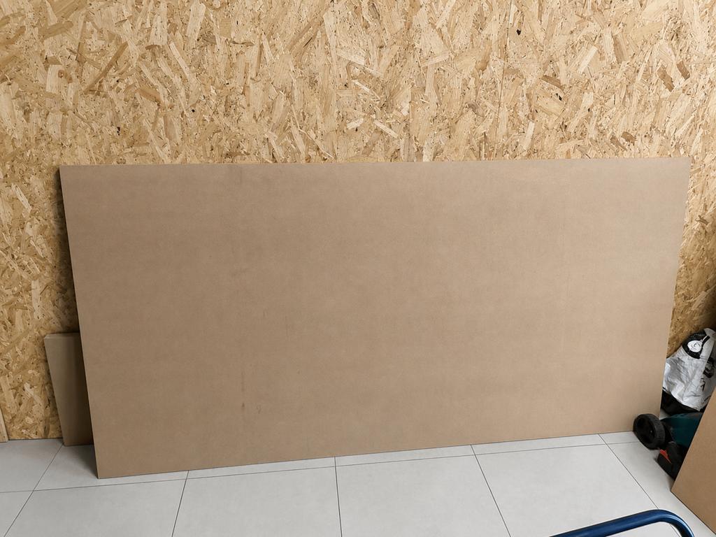 Grote MDF plaat, onbehandeld, Gebruikt, 25 tot 50 mm, Overige typen, Ophalen of Verzenden