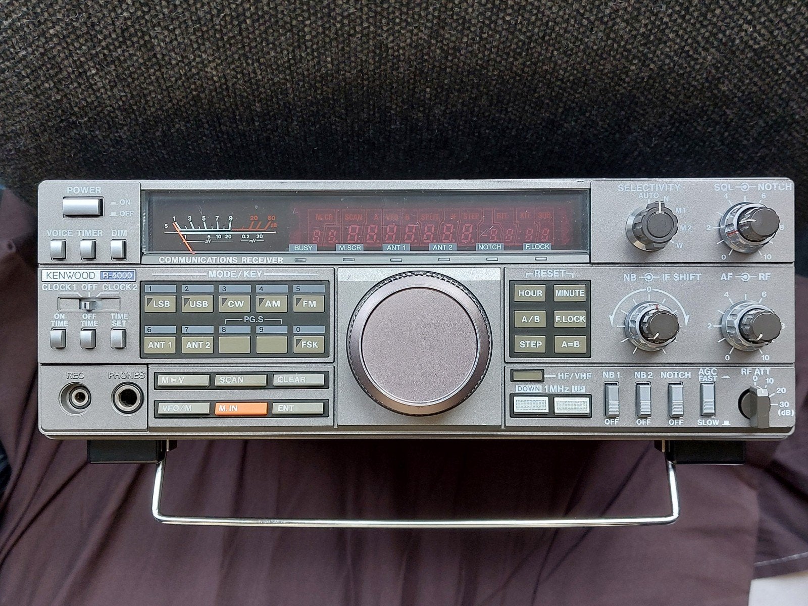 KENWOOD R-5000 receiver met optie extra filter, Telecommunicatie, Ophalen of Verzenden, Ontvanger