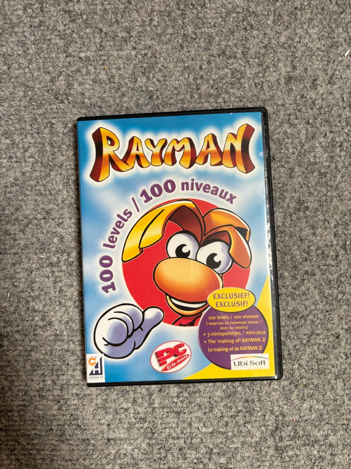 Rayman PC CD-ROM - Klassiek Platform Avontuur, Spelcomputers en Games, Games | Pc, Gebruikt, Platform, 1 speler, Vanaf 7 jaar