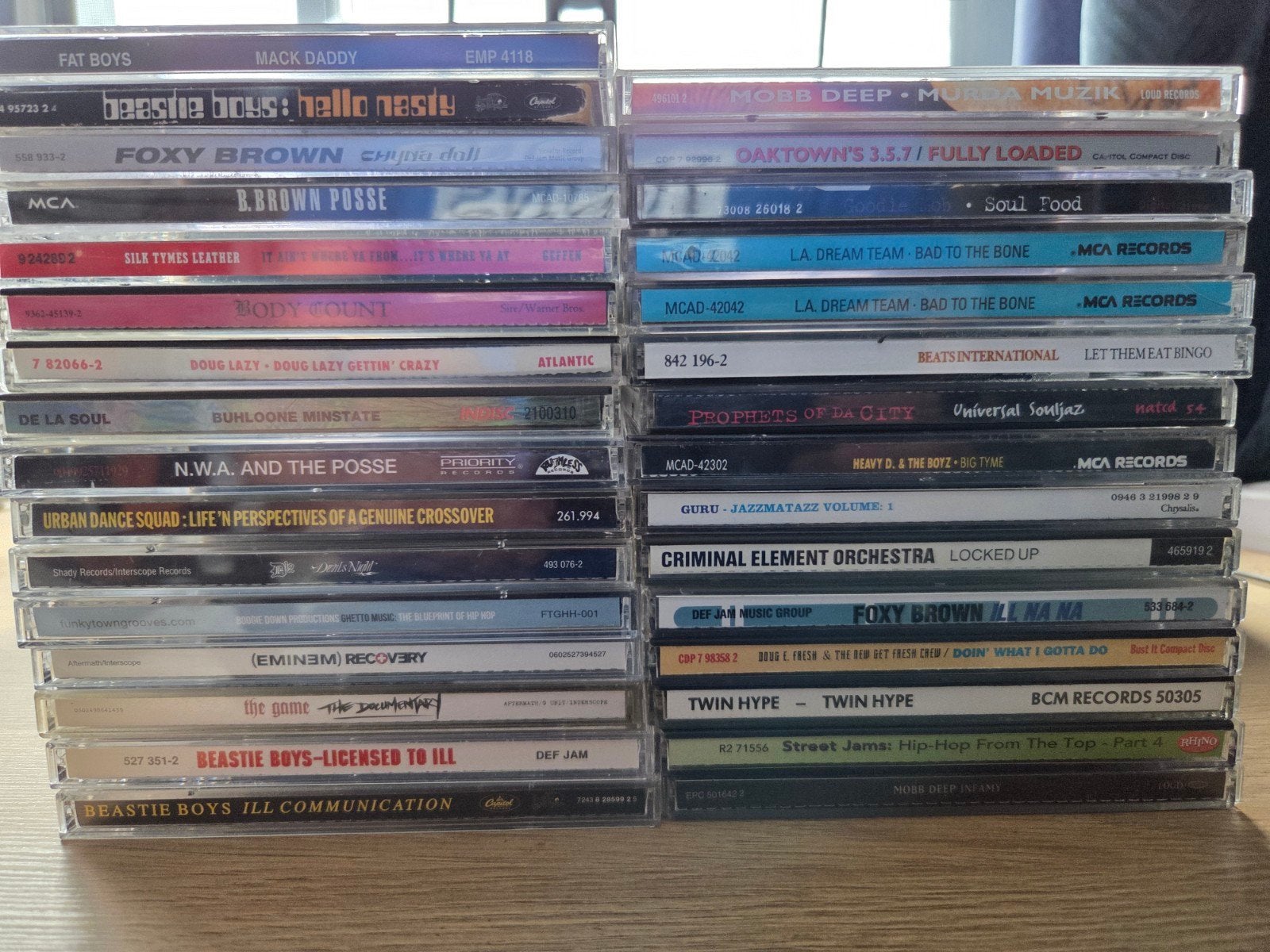 CD's rap hip hop 80's 90s, Ophalen of Verzenden