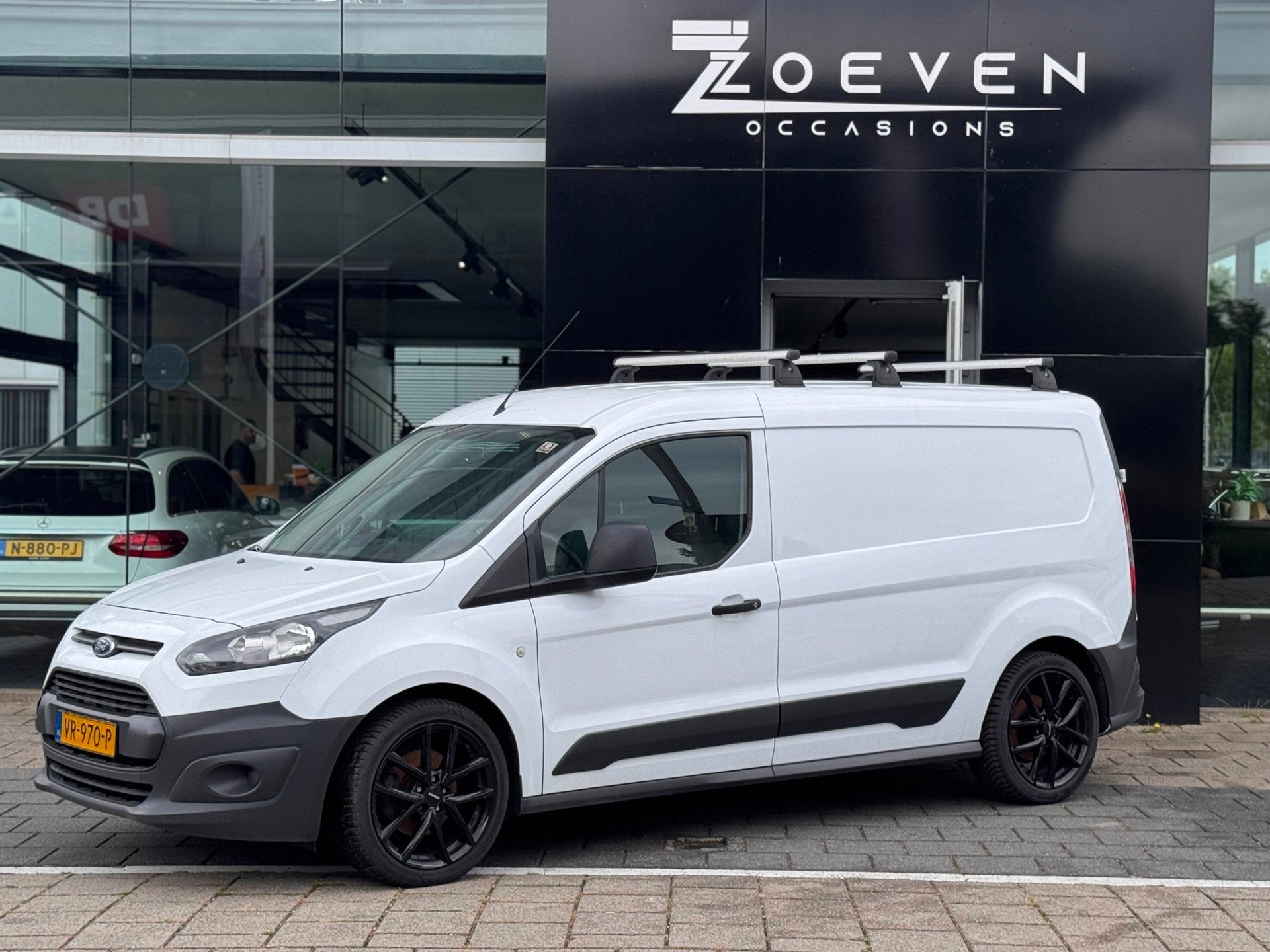 Ford Transit Connect 1.6 TDCI L2 Ambiente Motor Defect, Auto's, Euro 5, Gebruikt, Zwart, Bedrijf