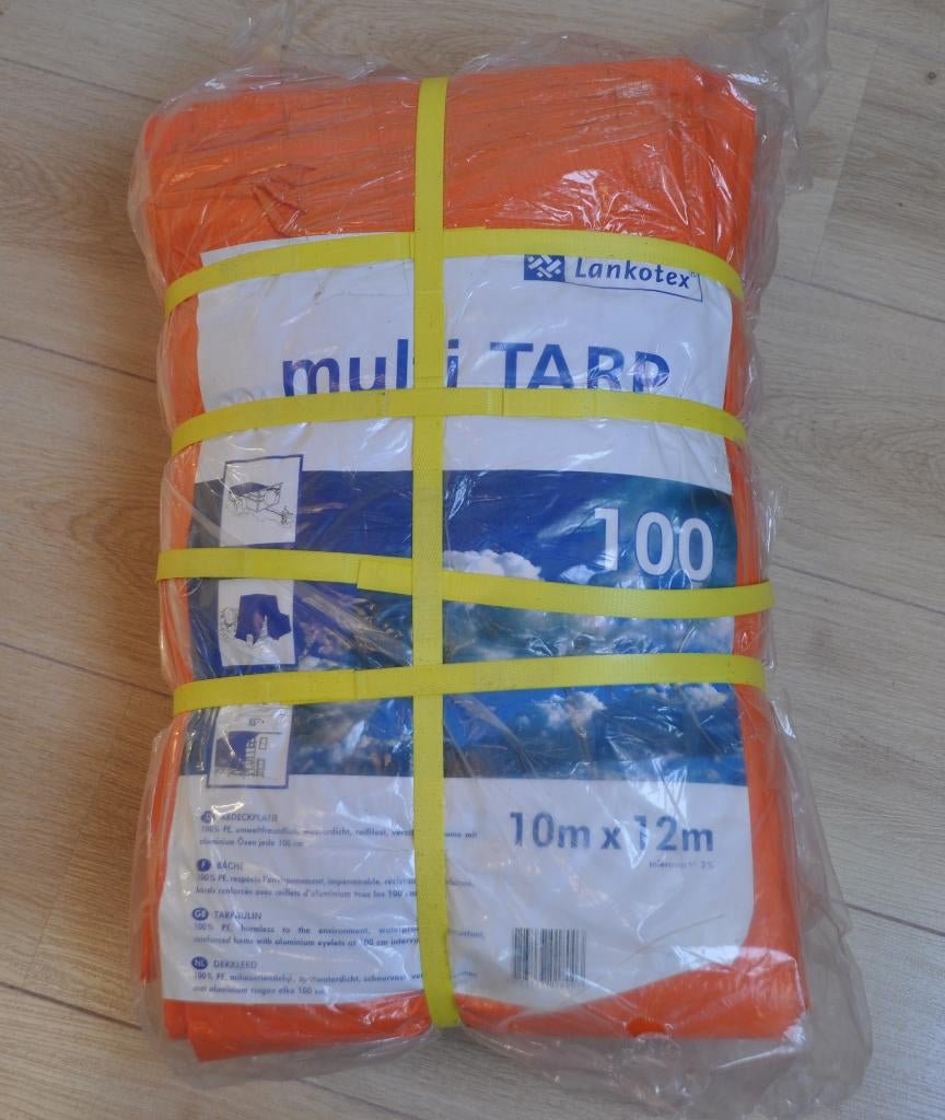 Multi  Tarp  Dekzeil / Dekkleed  - 10 x 12  meter - Nieuw!, Ophalen of Verzenden, Nieuw, 15 m² of meer, Zeil