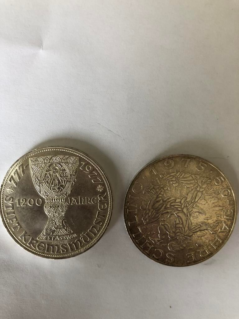 Zilveren munten Oostenrijk, Postzegels en Munten, Munten | Nederland, Ophalen of Verzenden, Vóór koninkrijk, Euro's, Zilver