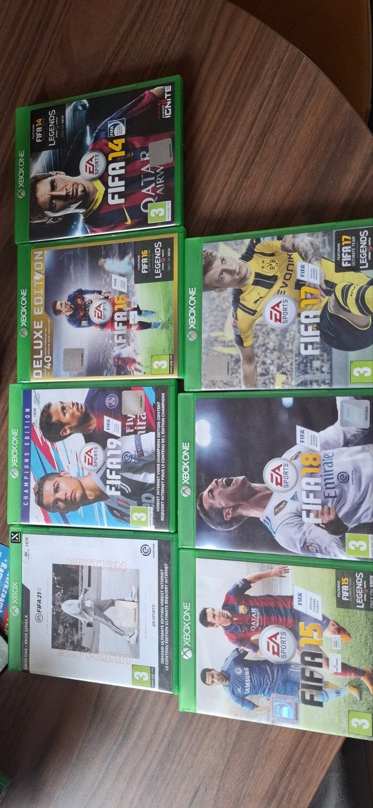 FIFA Xbox One Collectie - 7 games in één keer ophalen, Ophalen, Gebruikt, Eén computer, Sport
