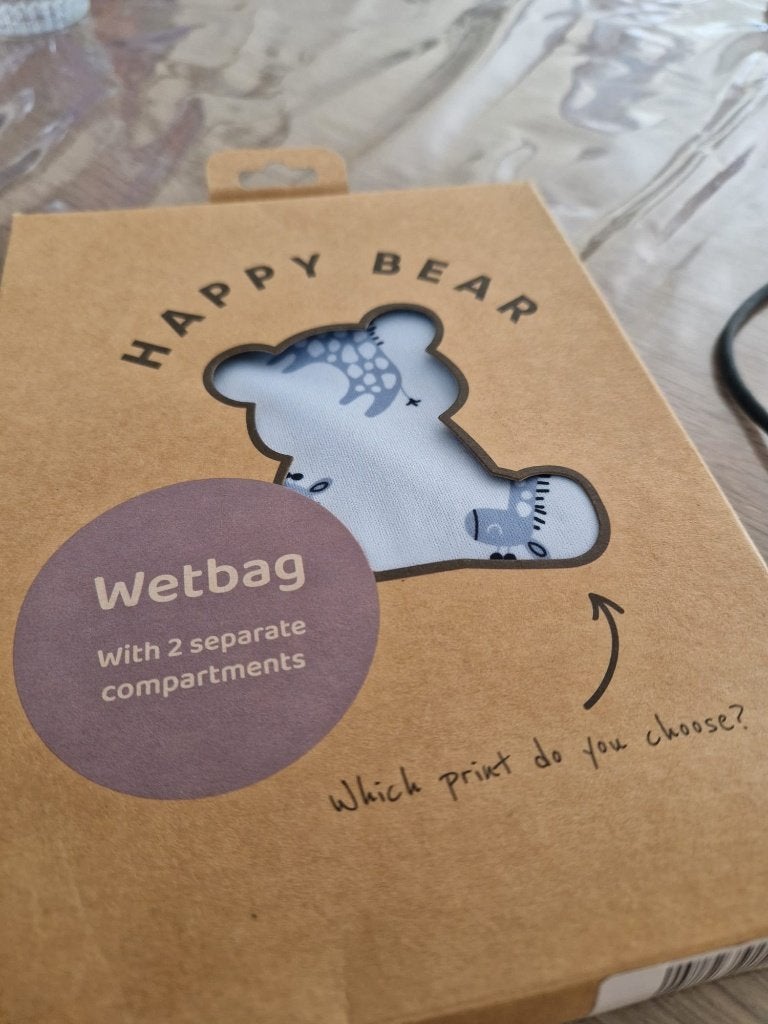 Happy Bear wetbag, Verzenden, Nieuw, Blauw, Wetbag