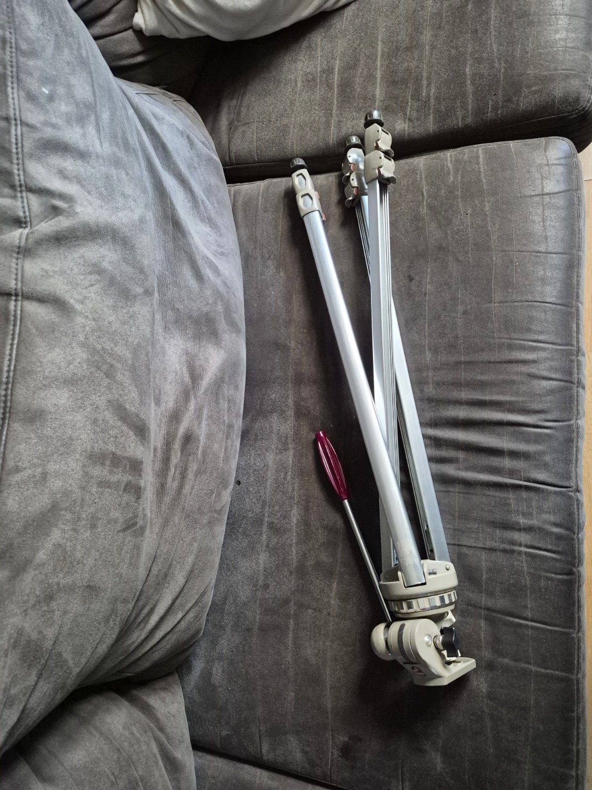 Tenhof statief met balhoofd - Vintage en robuust, 150 tot 175 cm, Met balhoofd, Gebruikt, Overige merken