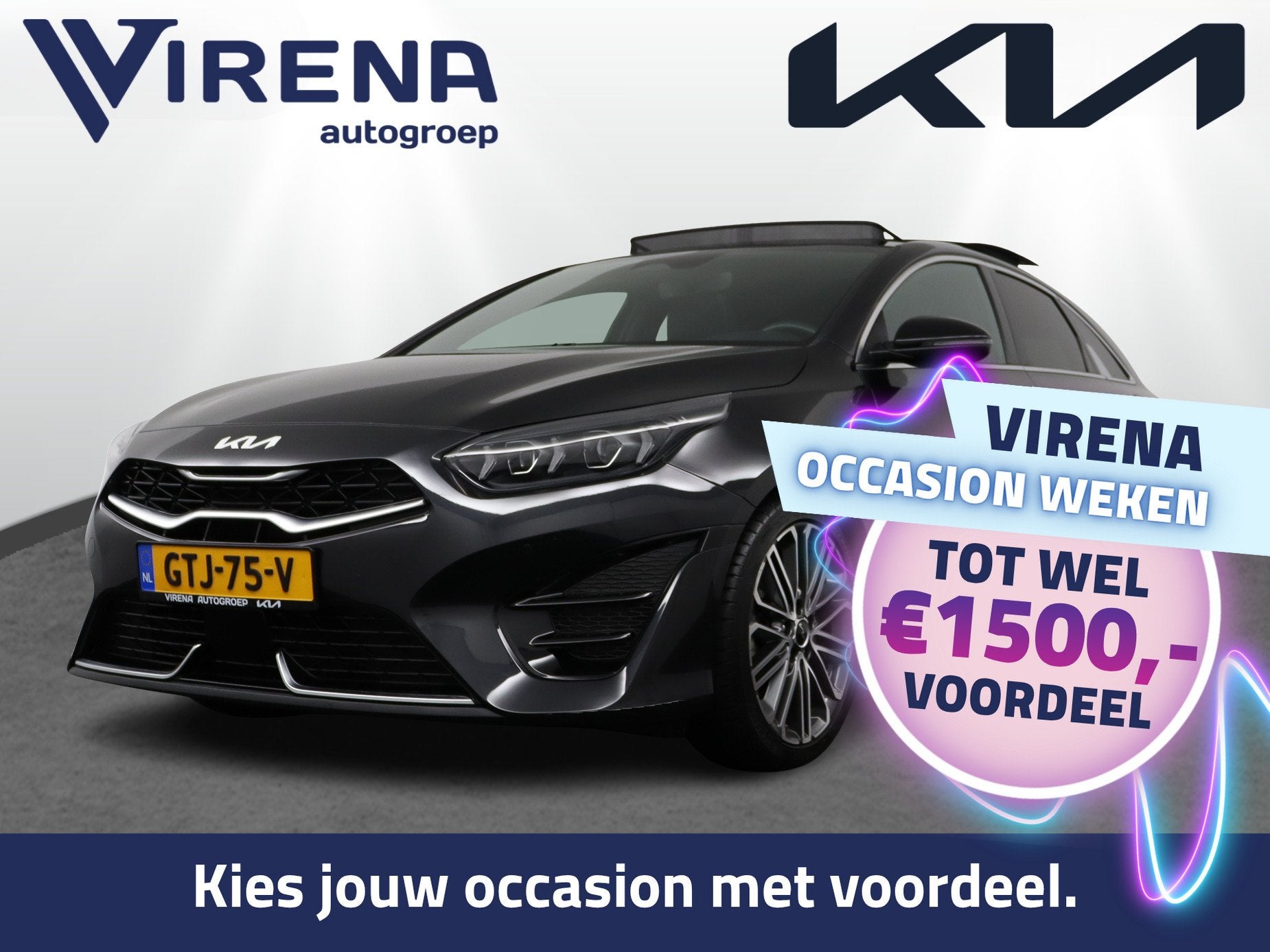 Kia ProCeed 1.5 T-GDi GT-PlusLine - JBL soundsystem - Apple, Auto's, 1325 kg, Gebruikt, 4 cilinders, Met garantie (alle)