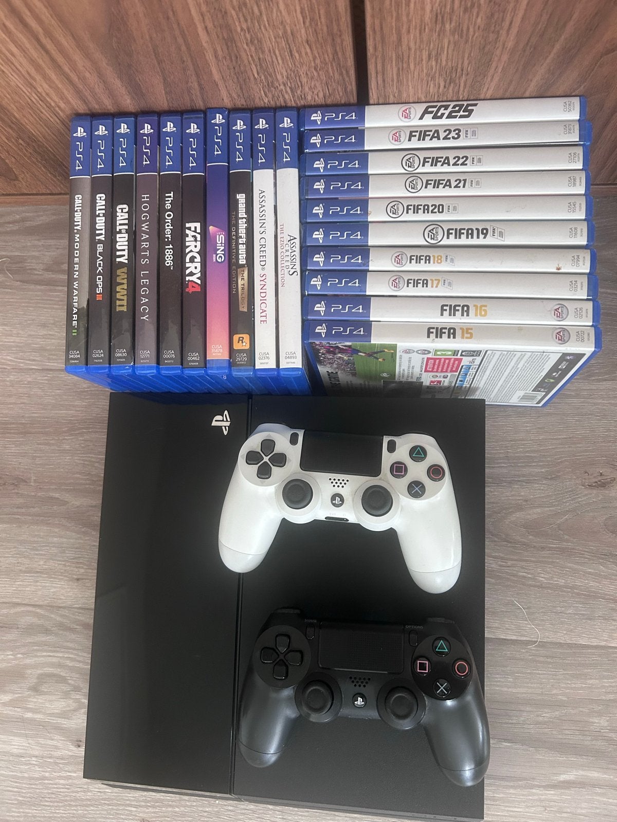 PlayStation 4 met 2 controllers en 20 games, Spelcomputers en Games, Spelcomputers | Sony PlayStation 4, Ophalen of Verzenden