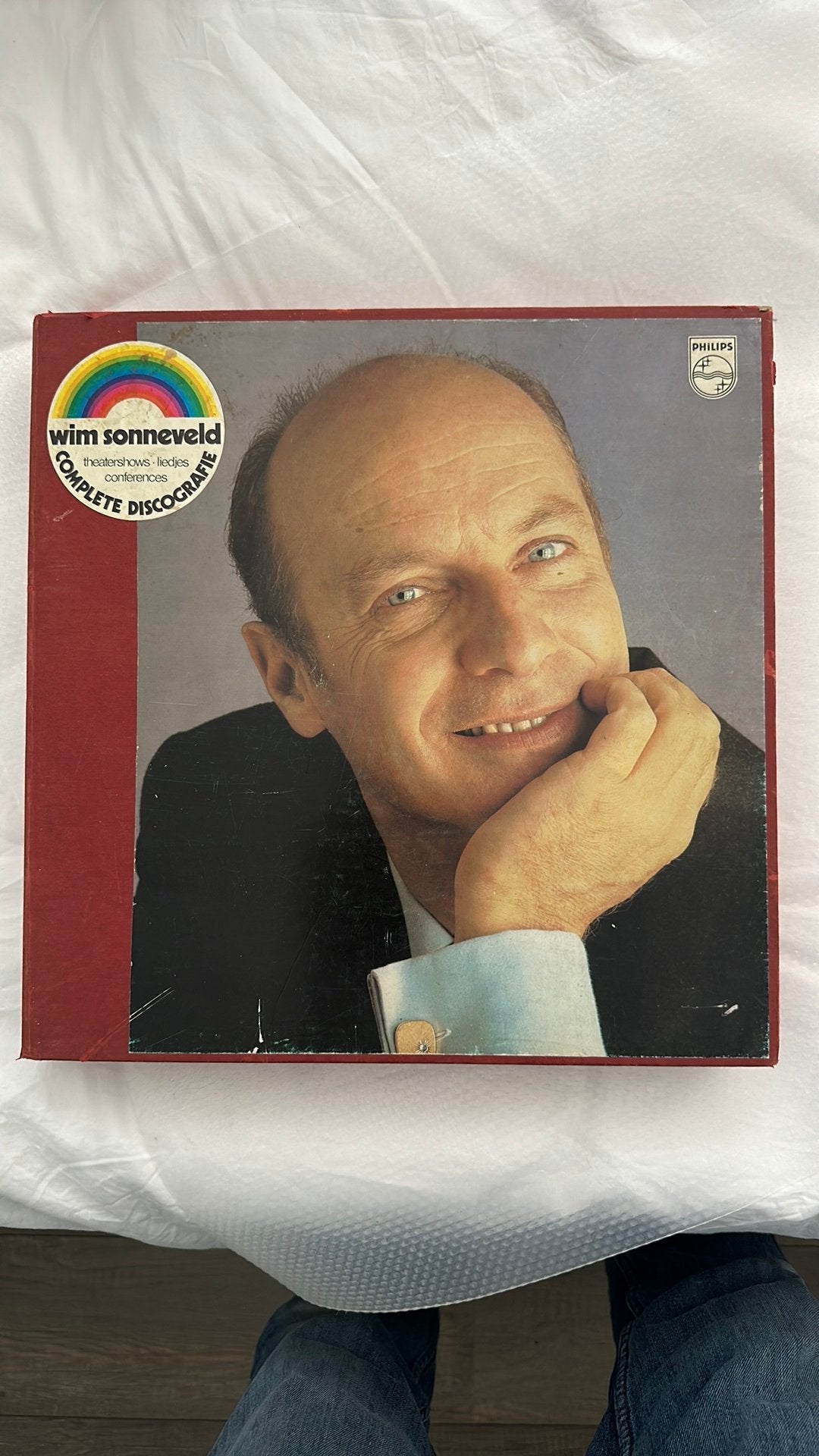 Platenbox Wim Sonneveld, Ophalen of Verzenden, Zo goed als nieuw, 12 inch