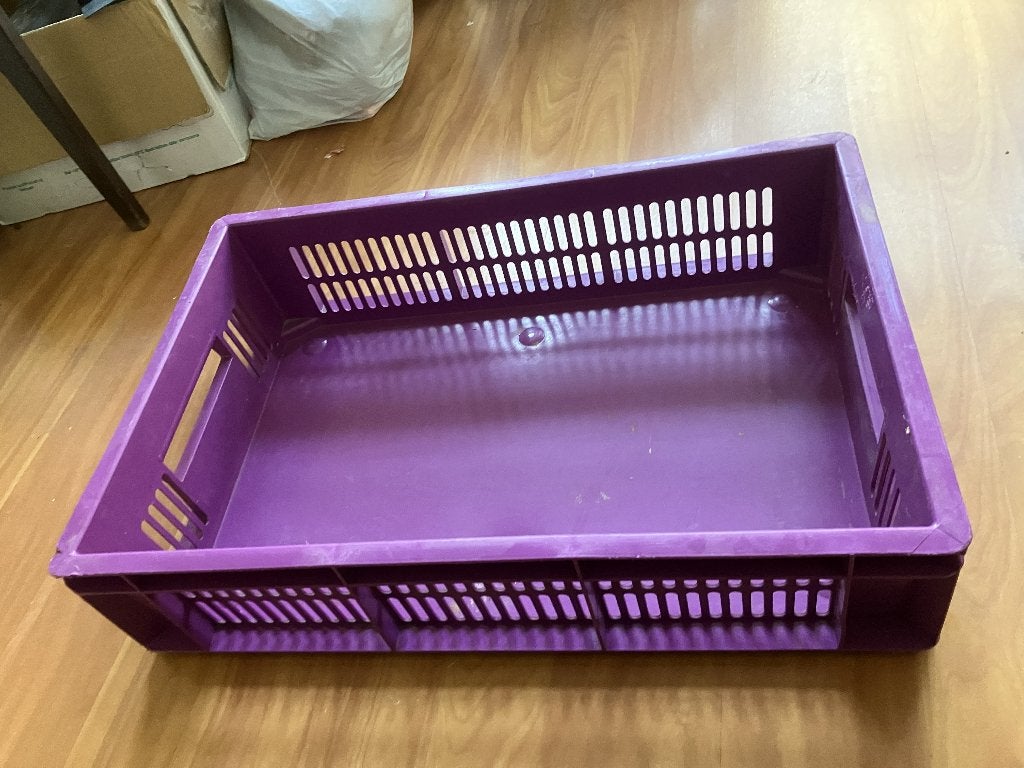Krat (60x40x13cm), Ophalen, Zo goed als nieuw, Rechthoekig