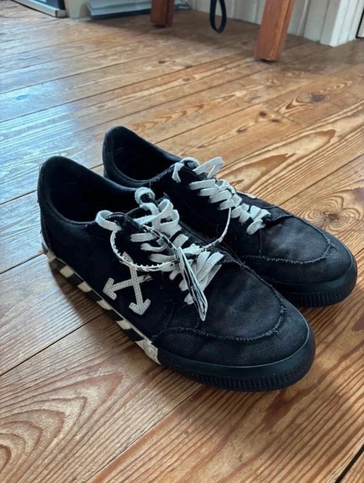 Off-White sneakers maat 45, Ophalen of Verzenden, Gedragen, Zwart, Sneakers of Gympen