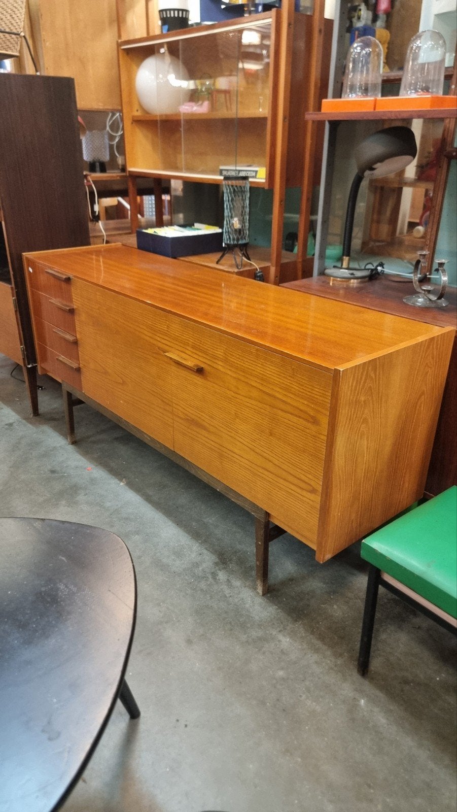 vintage dressoir  met lades František Mezulanik jaren 60, Ophalen of Verzenden, ,, ,, ,