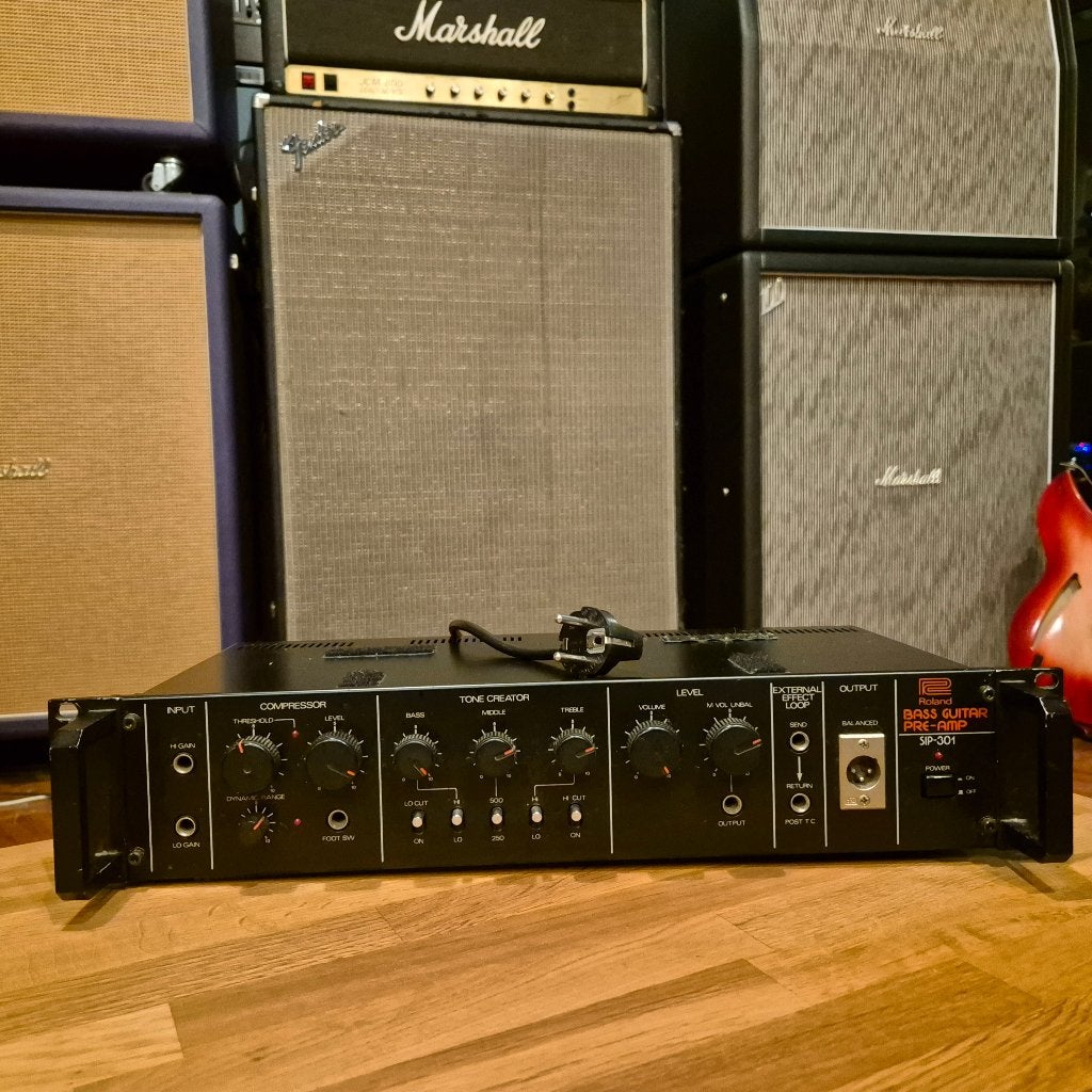 Roland SIP-301 - Bass Preamp (1983), Muziek en Instrumenten, Ophalen of Verzenden, Gebruikt, Distortion, Overdrive of Fuzz