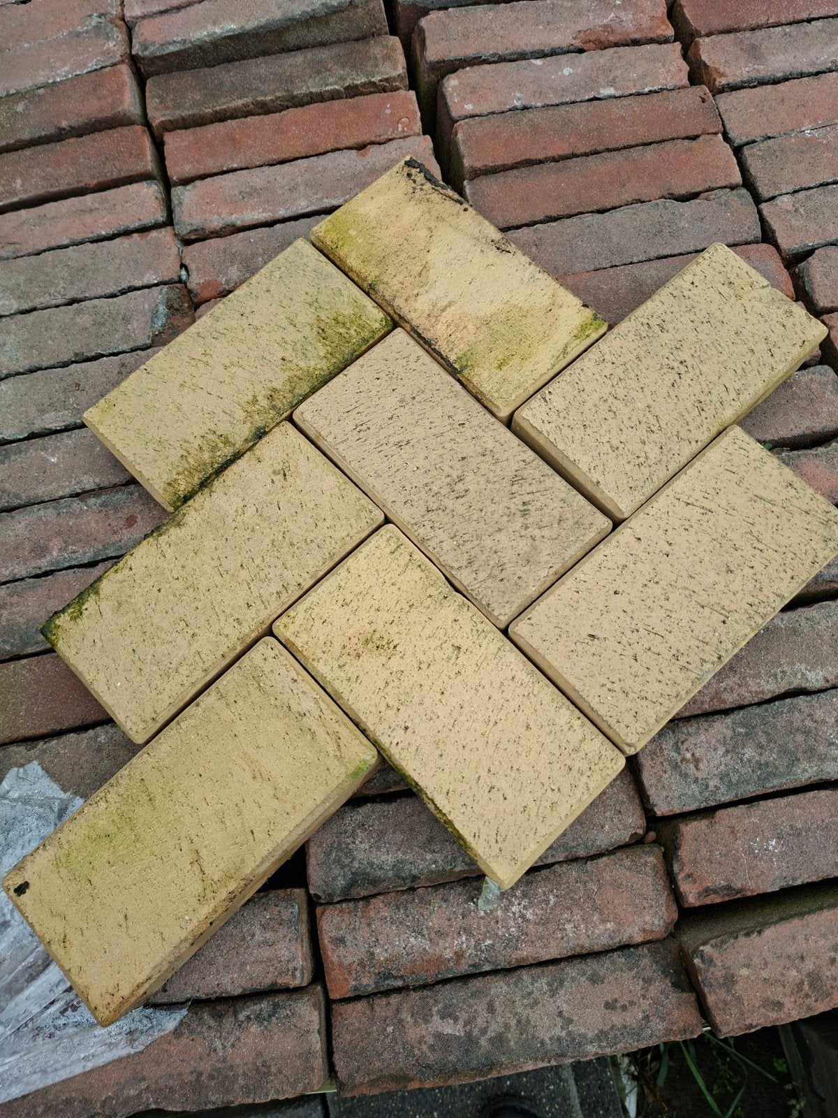 Gebakken straatstenen - Diverse partijen beschikbaar, Gebruikt, Keramiek, Overige typen, Ophalen of Verzenden