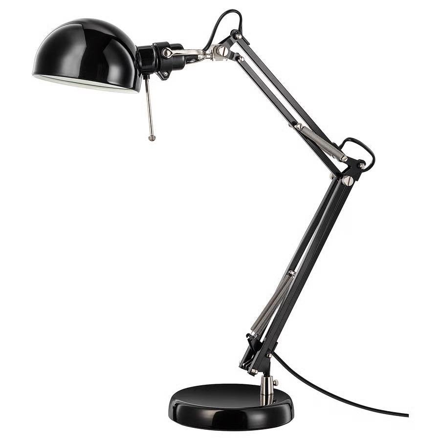 Zwarte Bureaulamp - desk Lamp, Ophalen, Bureaulamp, Verstelbaar, E27 (groot)