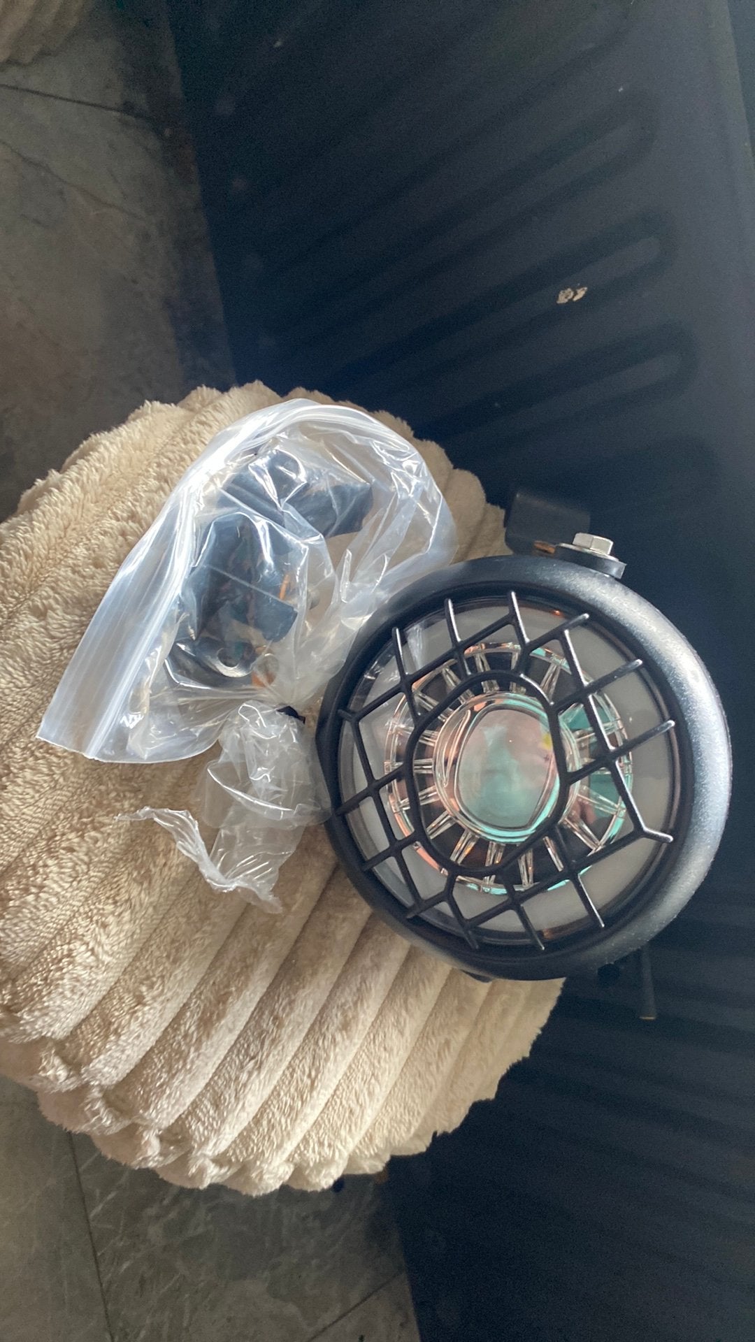 Fatbike lamp, Ophalen of Verzenden, Zo goed als nieuw, Zilver, Overige materialen
