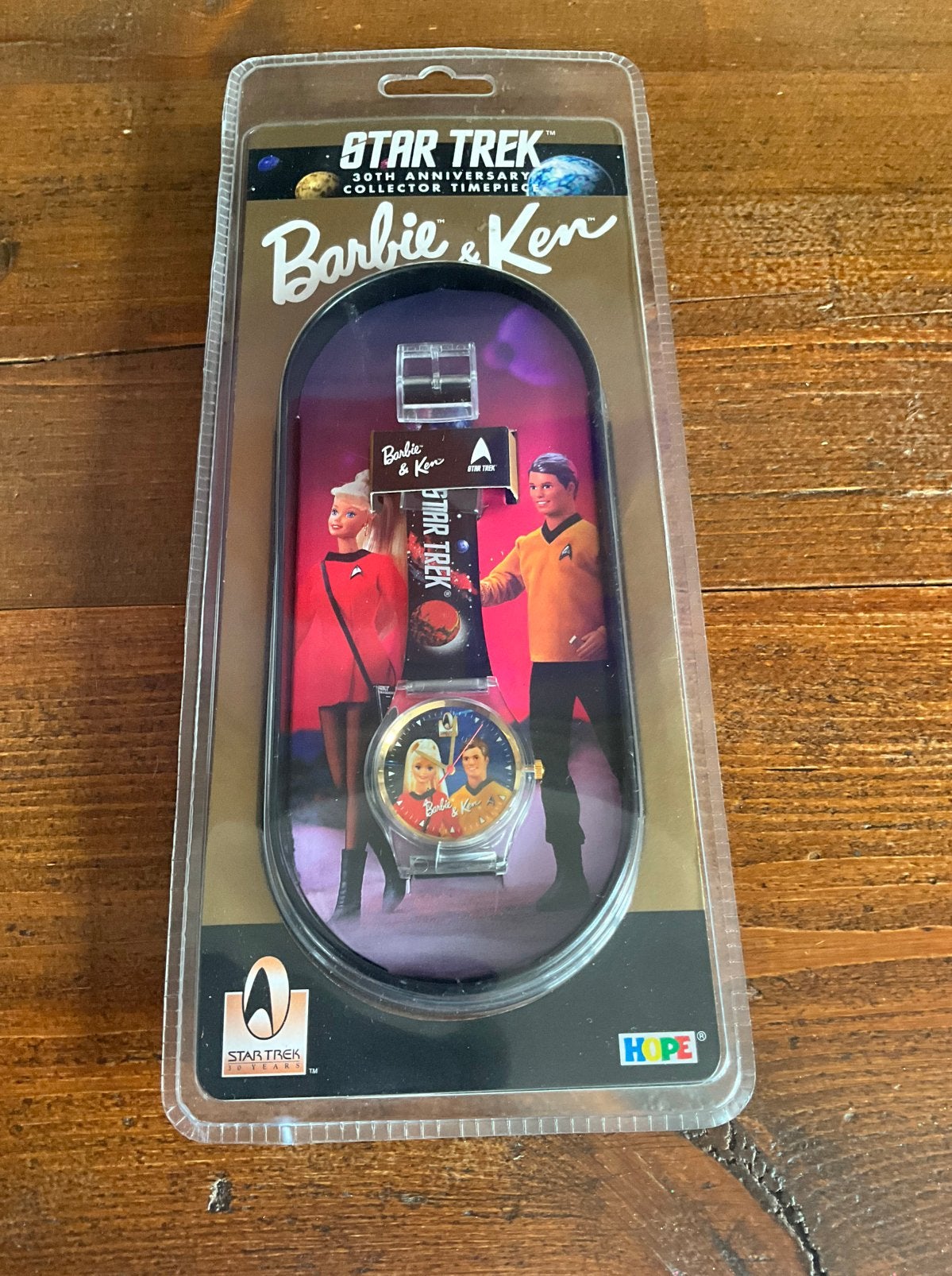 Star Trek 30ste jubileum barbie en ken horloge nieuw geseald, Verzamelen, Ophalen of Verzenden, Nieuw