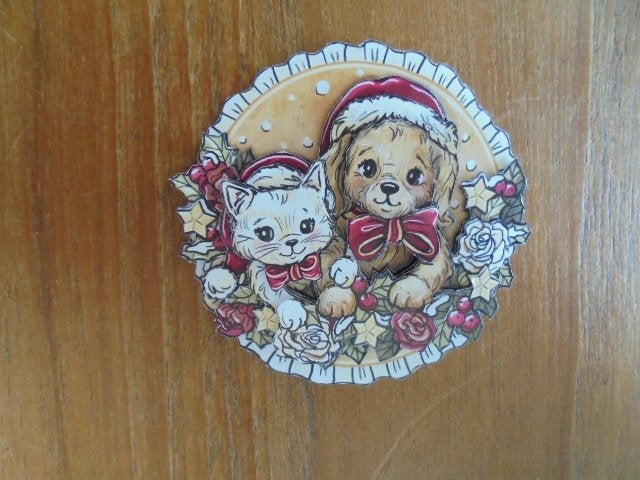 3d plaatje kerst 15, Ophalen of Verzenden, Nieuw, Kerst, Knipvel