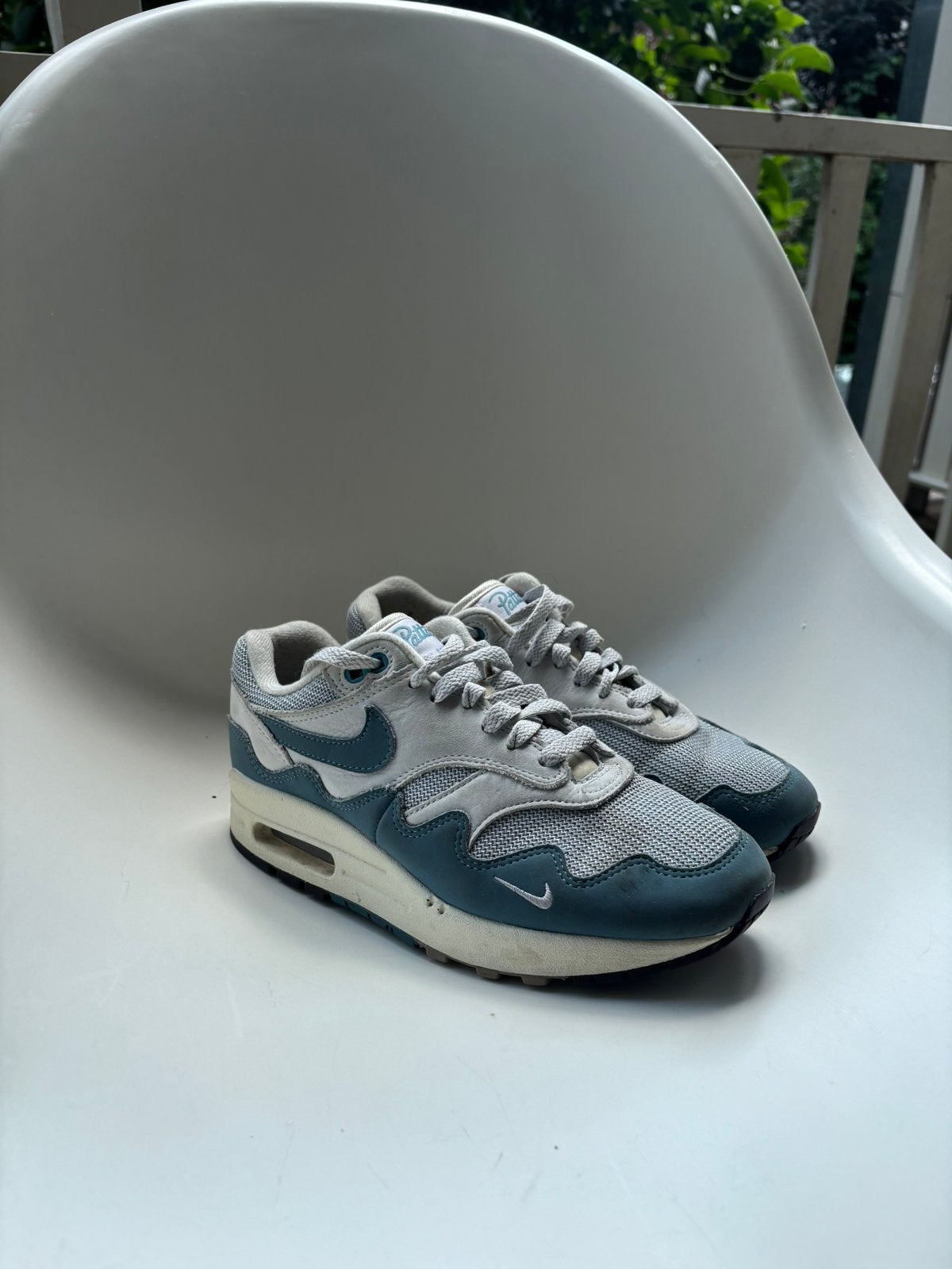 Nike Air Max 1 Patta ‘ Noise Aqua ‘, Kleding | Heren, Blauw, Ophalen of Verzenden, Sneakers of Gympen, Gedragen
