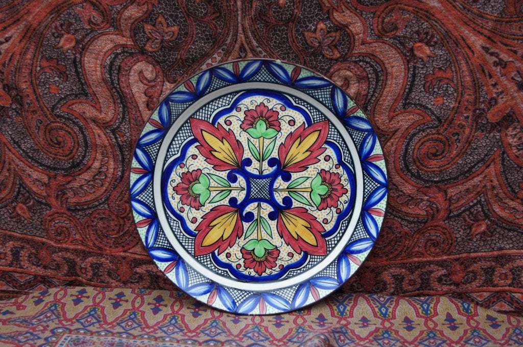 Handgeschilderd Marokkaans decoratief bord, Ophalen