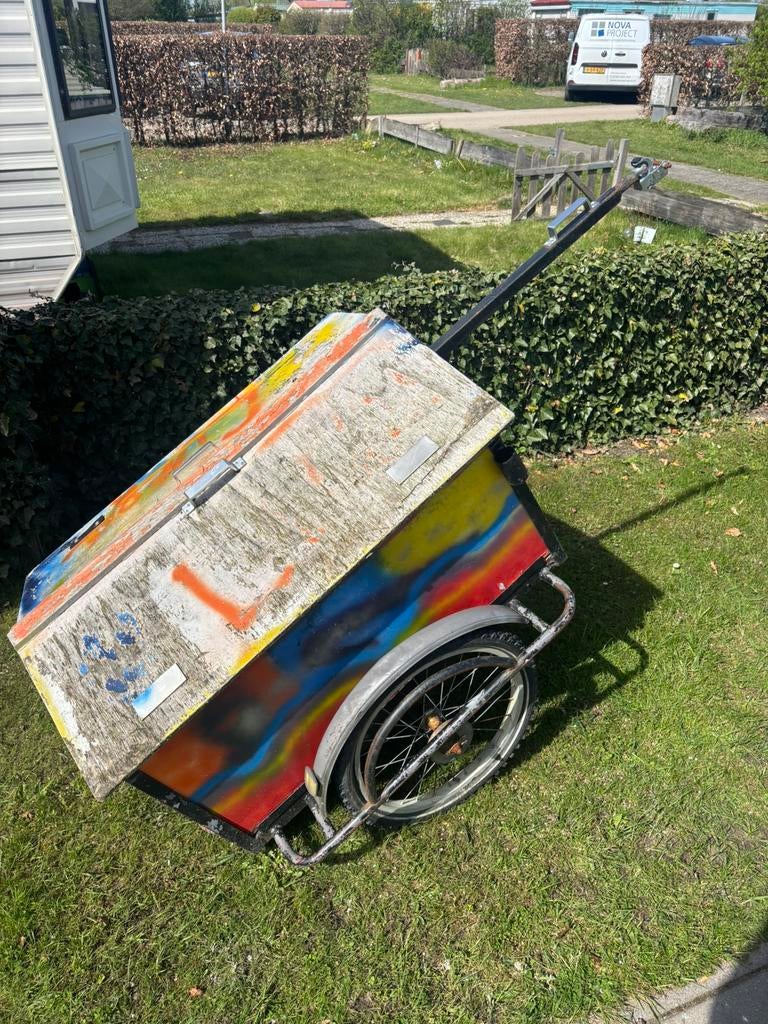 Fietsaanhanger, Fietsen en Brommers, Fietsaccessoires | Aanhangers en Karren, Ophalen, Gebruikt, 80 kg of meer
