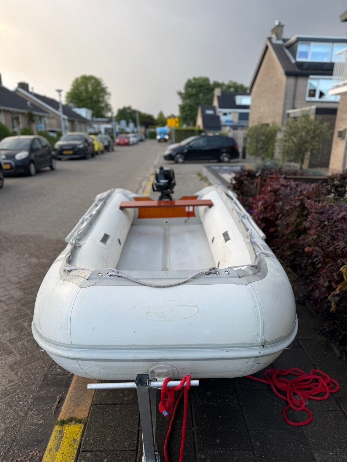 Suzumar rubberboot met Suzuki 4pk buitenboordmotor, Ophalen, Suzumar, Hout, Gebruikt