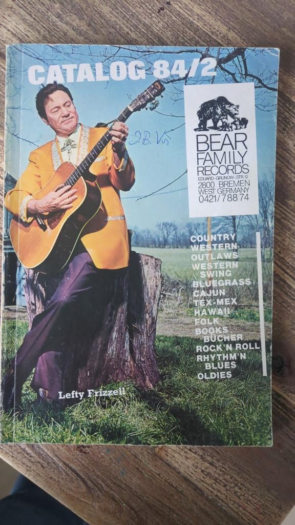 Bear Family Records Catalogus 84/2 - Lefty Frizzell, Ophalen of Verzenden, Gelezen, Bear Family Records, Catalogus