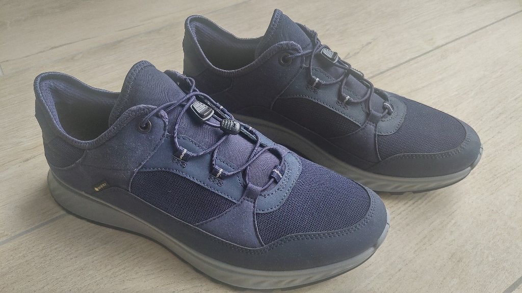 Nieuwe Ecco blauwe sneakers mt 44 Exostride Gore-Tex ST1, Kleding | Heren, Schoenen, Onbekend, Blauw, Nieuw, Ophalen of Verzenden