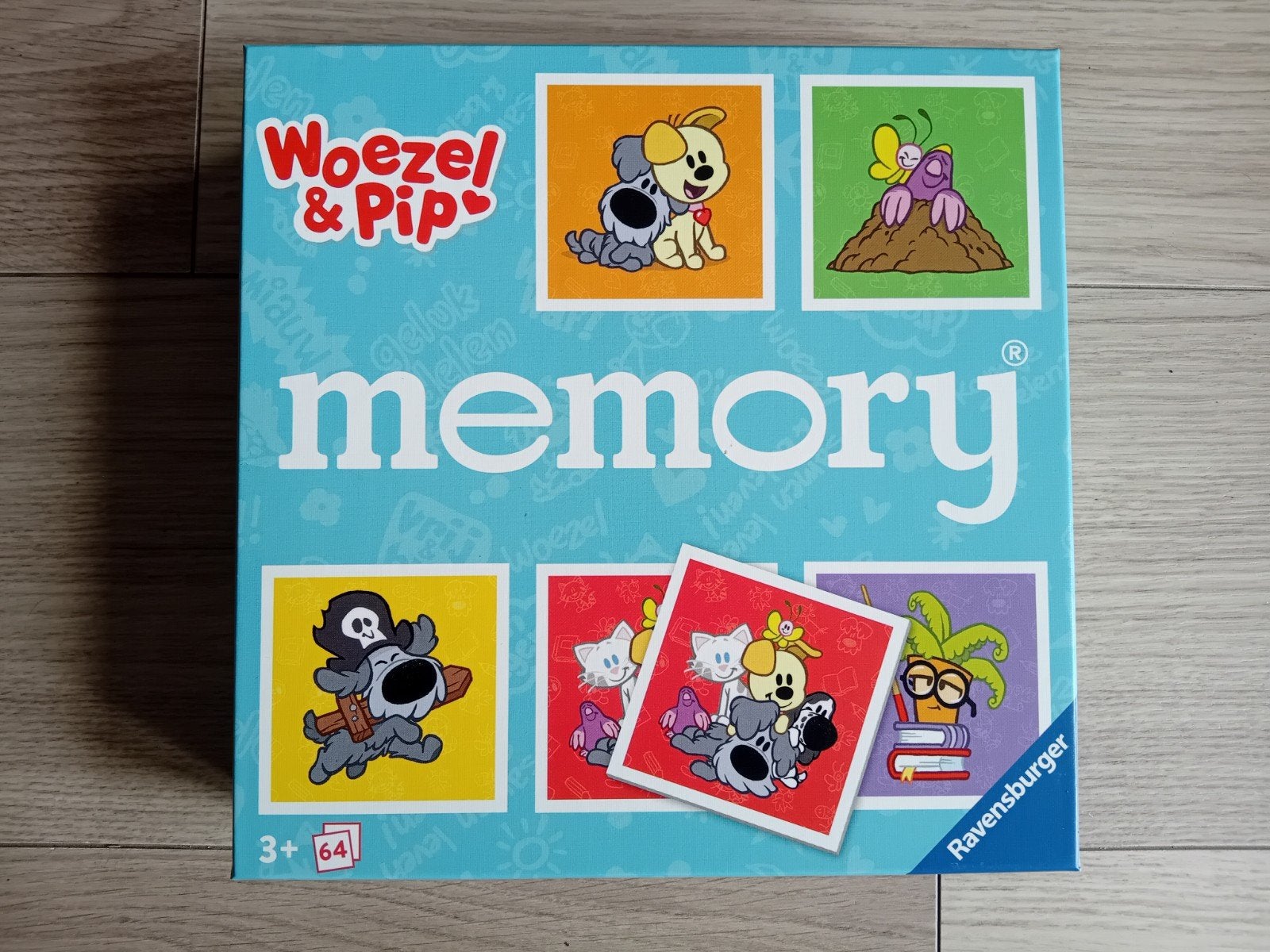 NIEUW!! Woezel & Pip Memory Spel Ravensburger, Een of twee spelers, Ophalen of Verzenden, Nieuw, Ravensburger