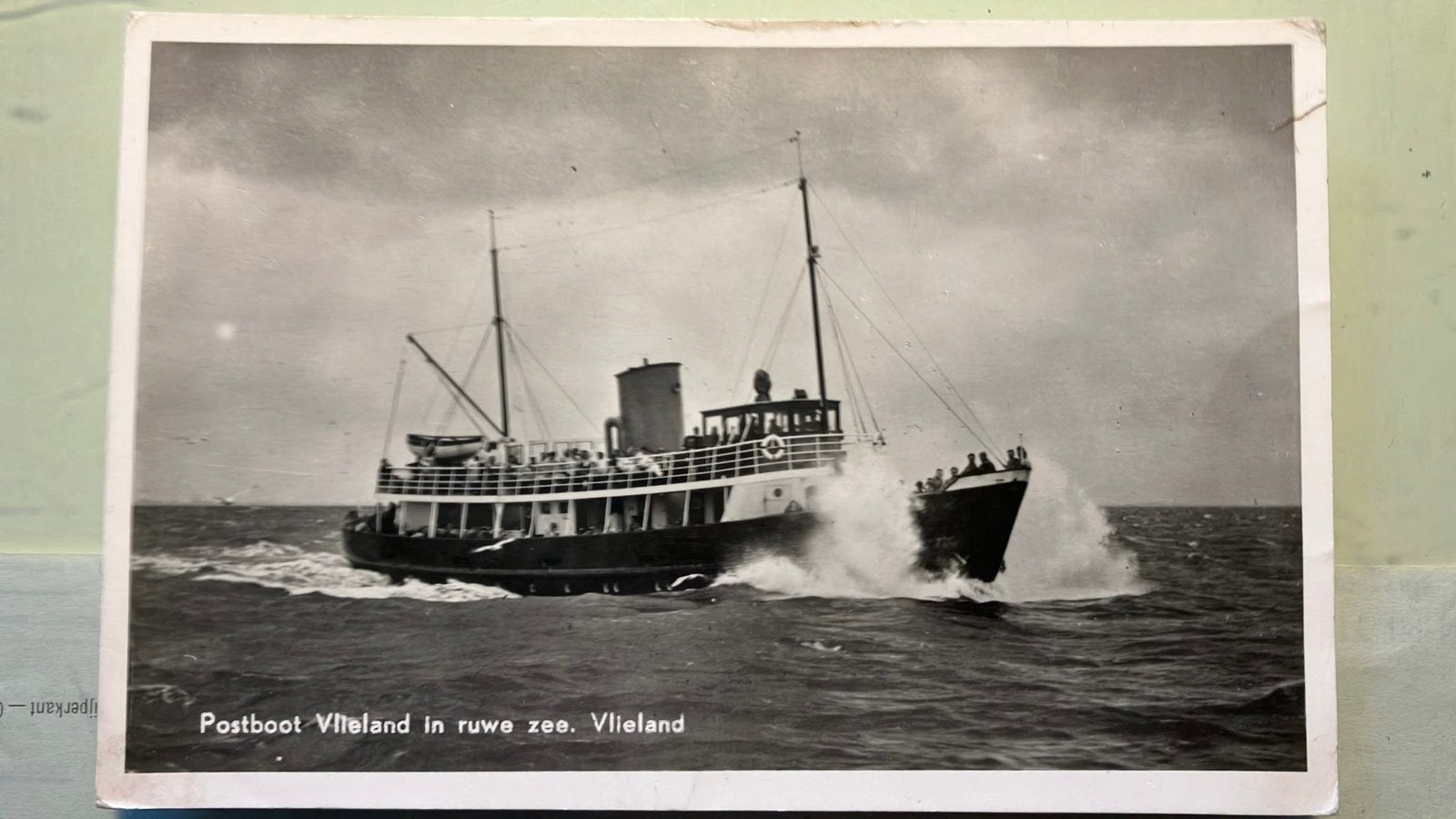 Vlieland  Harlingen veerboot  VLIELAND  Doeksen, Ophalen of Verzenden, 1940 tot 1960, Waddeneilanden