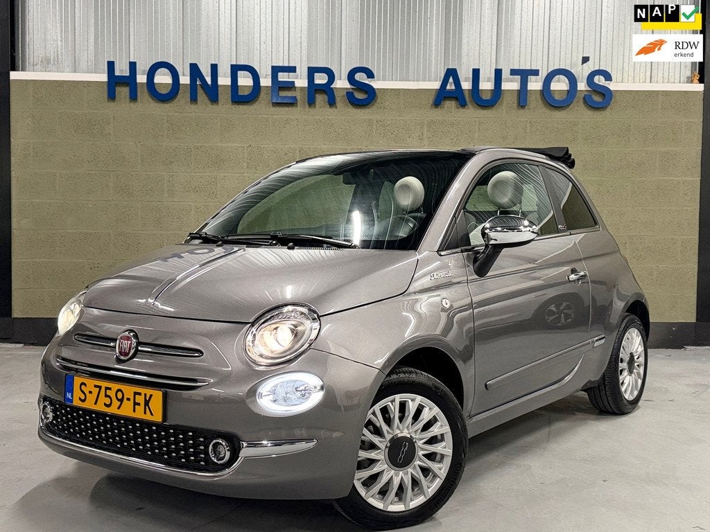 Fiat 500 C 1.0 Hybrid Dolcevita I CARPLAY I ORIGNL NAP I NAV, Auto's, Fiat, Bedrijf, Te koop, 500C, ABS, Airbags, Airconditioning