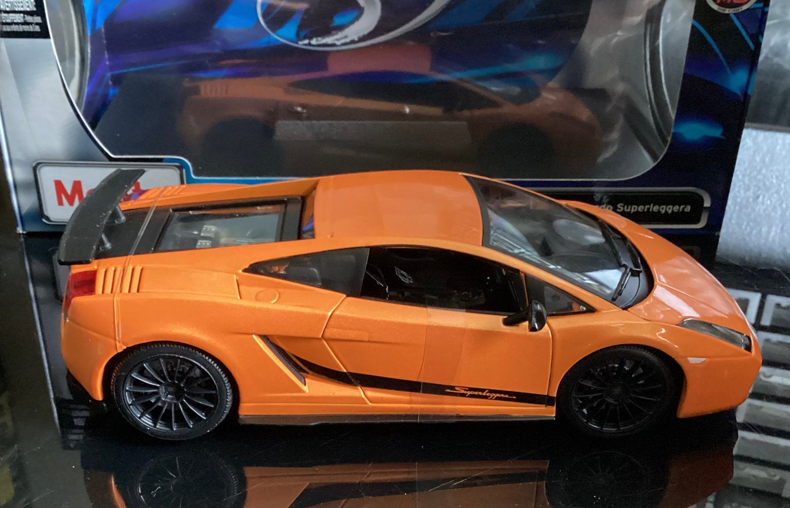 Lamborghini Gallardo Superleggera Maisto, Ophalen of Verzenden, Zo goed als nieuw, Auto, Maisto