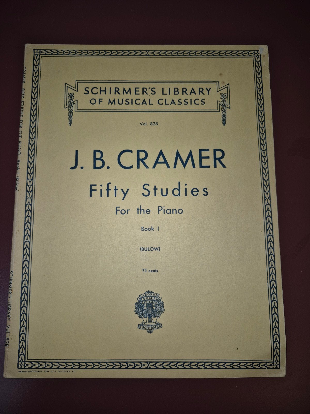 J.B. Cramer - Fifty Studies For The Piano - Boek 1, Gebruikt, Klassiek, Les of Cursus, Ophalen of Verzenden