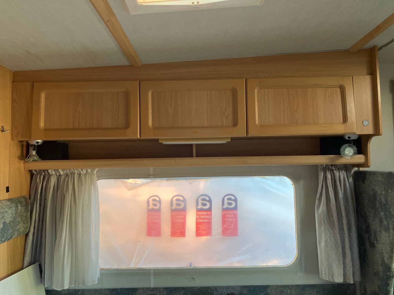 Bovenkast Camper/Caravan 183x40/36 cm, Ophalen, Gebruikt