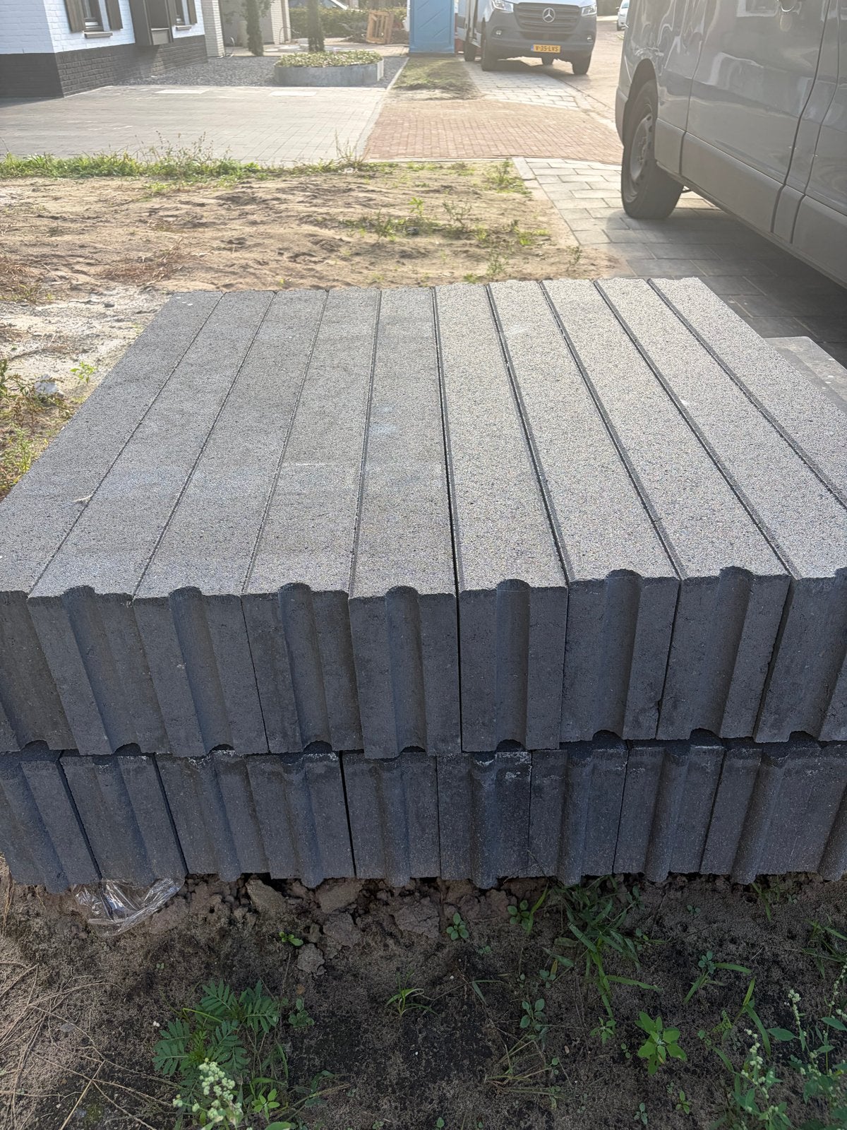 Opsluitbanden, antraciet, 22 stuks, Tuin en Terras, Ophalen, Overige typen, Nieuw, 10 m² of meer